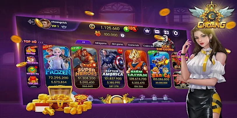 Khám phá kho game đa dạng và hấp dẫn tại Choáng Club